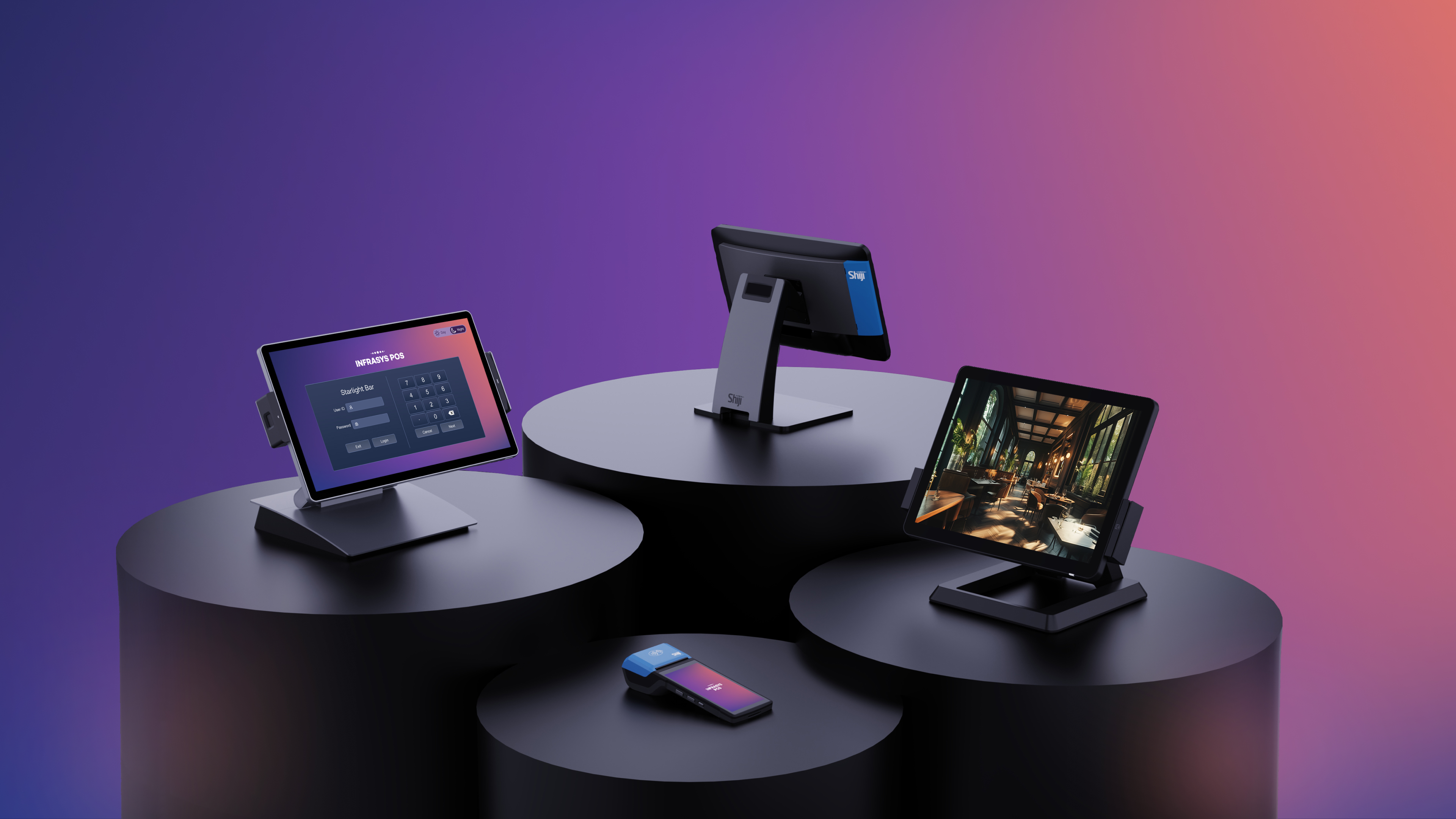 screenshot of Infrasys POS